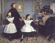 Edgar Degas the bellelli family oil painting